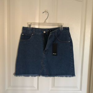 Nasty Gal denim skirt
